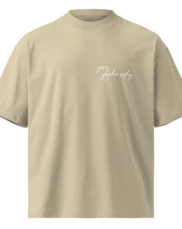 Oversized GG Unisex Bio-T-Shirt mit breitem Kragen