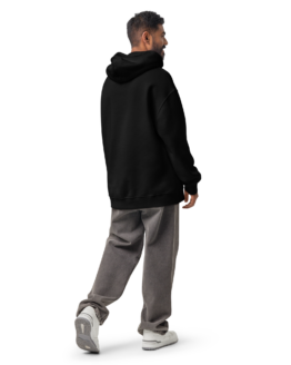 Oversized-Unisex-Hoodie Rainbow Letters