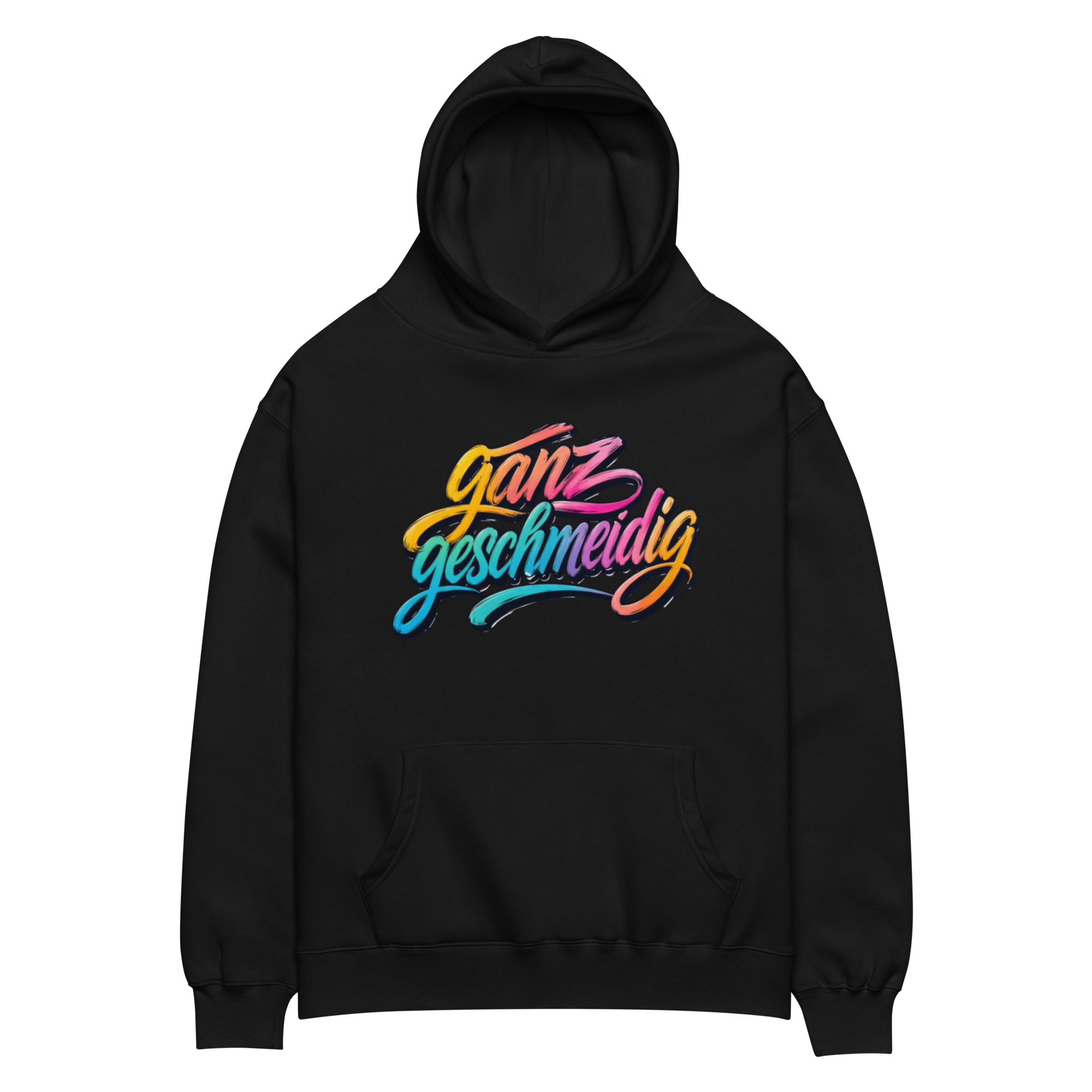 Oversized-Unisex-Hoodie Rainbow Letters – Bild 5