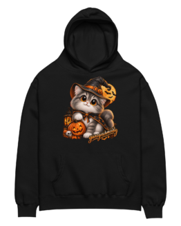 HALLOWEEN Kuschelkatze - Oversized-Unisex-Hoodie